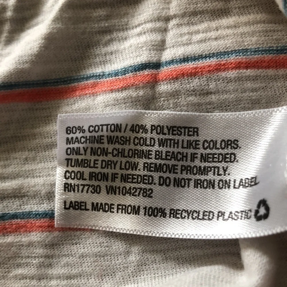 Mossimo striped cotton short sleeve tee shirt in size XXL - Picture 2 of 3